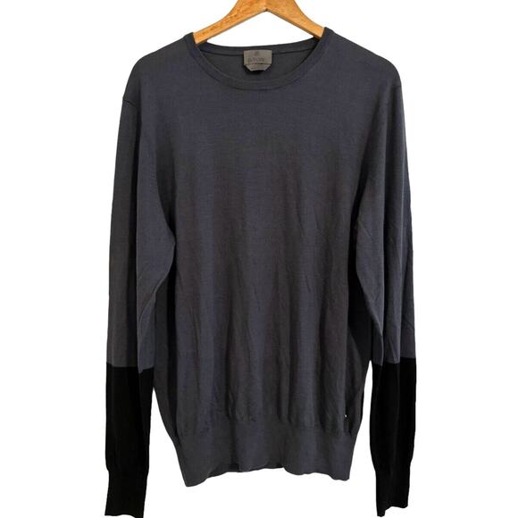G/Force Other - G/Force Size XL Sweater Jumper Pullover Color Block Tencel Silk Wool Golf Gray